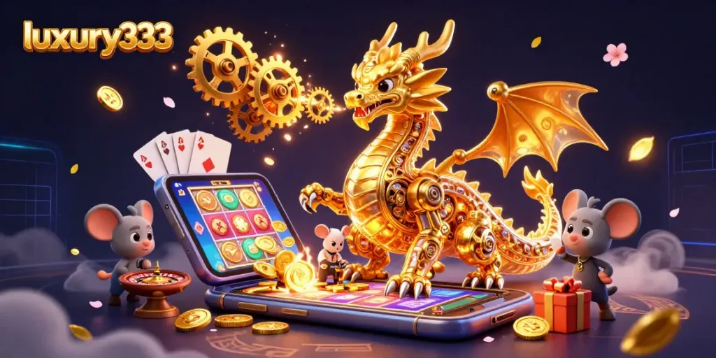 Menangkan slot di luxury333 dengan naga emas dan gambar kasino yang menakjubkan.