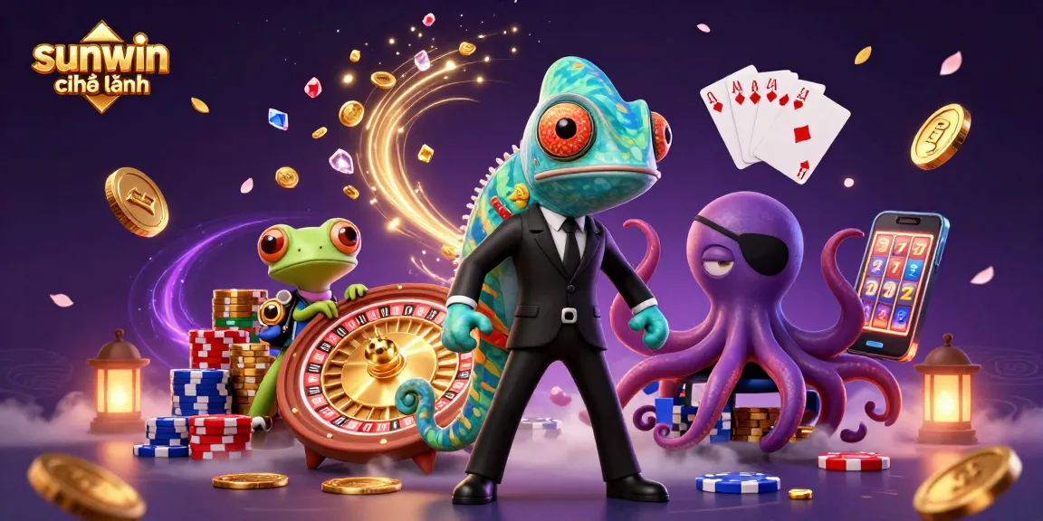 Experience sunwin chính hãng with vibrant casino action from chameleon agents and gamer gadgets.