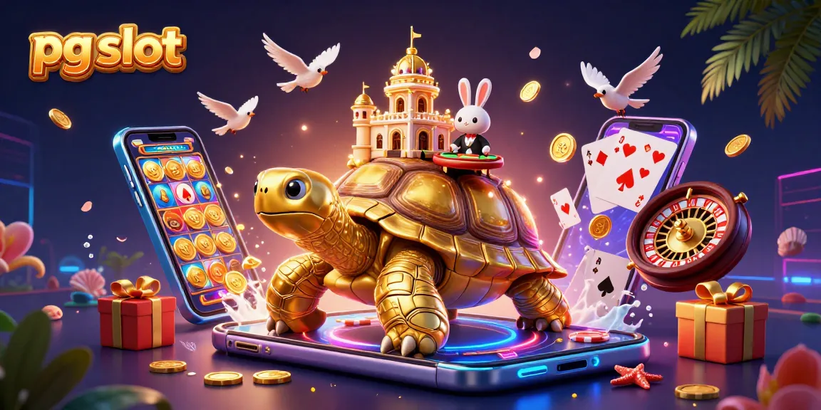 Spin the pg slot reels with exciting features and vibrant casino elements in this dynamic illustration.