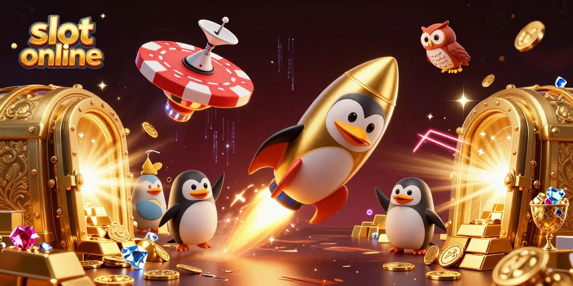 Bermain slot online dengan petualangan seru penguin emas memimpin jalan menuju kasino berjaya.