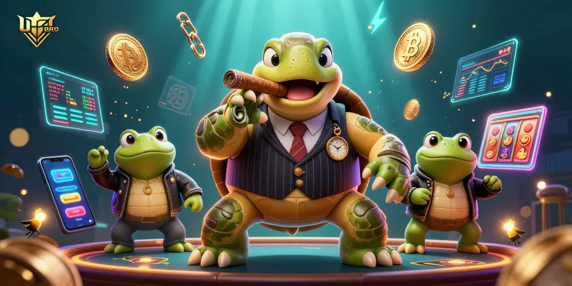 Engage in thrilling action at UFABRO with vibrant casino characters and dynamic gambling elements.