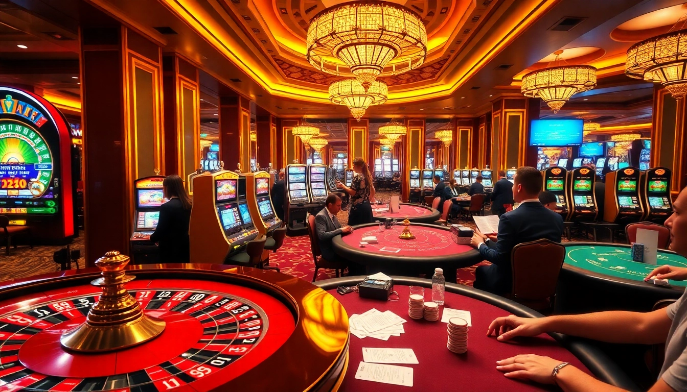 Experience thrilling gameplay at https://f1686s.com/ with vibrant casino elements showcasing excitement and luxury.