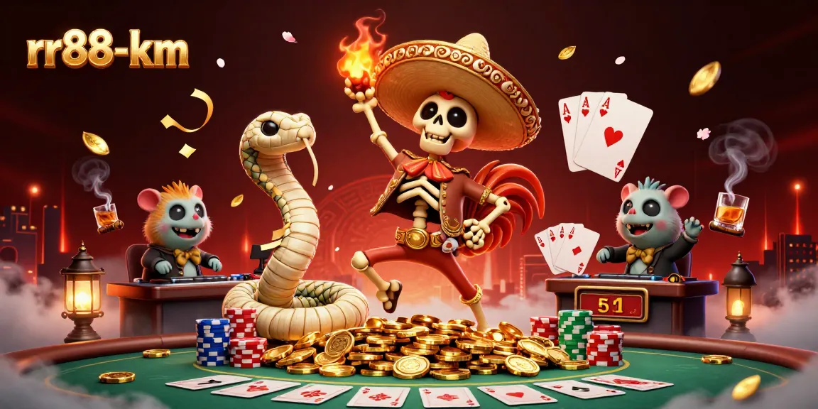 Celebrate wins with rr88-km, a lively scene showcasing vibrant casino culture and gameplay.