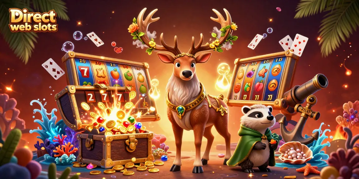 Experience thrilling gameplay with Direct web slots where colorful jackpot reels and mystical characters create excitement.