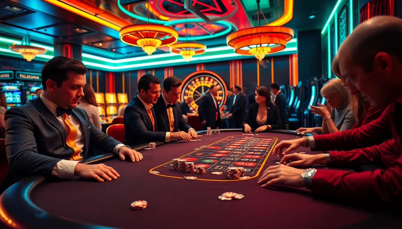 Experience luxury and excitement at an 88vv casino table with intense gameplay and vibrant atmosphere.