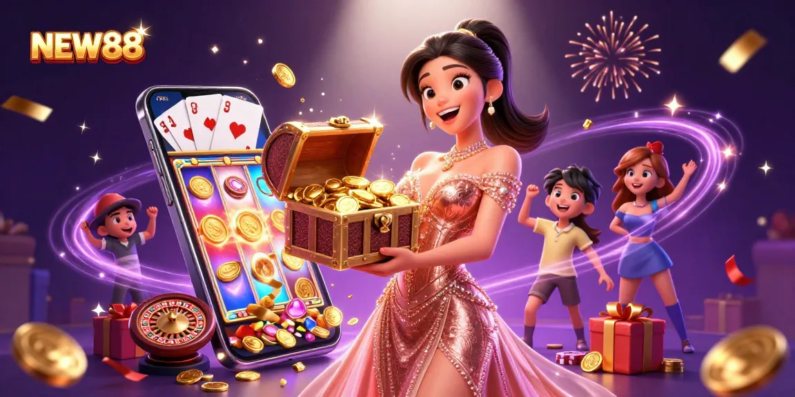 Experience NEW88's thrilling casino world with vibrant games and exciting bonuses.
