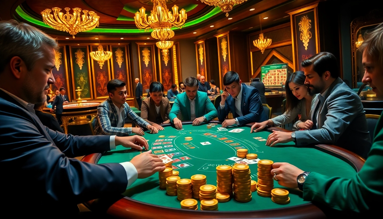 Engage in high-stakes gambling at AU88 with thrilling poker action and vibrant casino vibes.