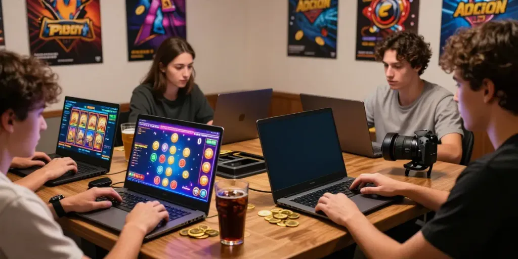 A80 gaming platform showcasing players interacting with diverse games in a vibrant and engaging environment.
