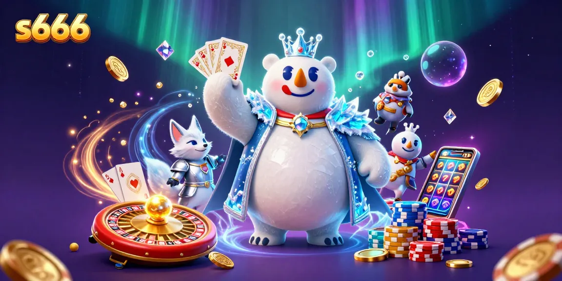 Experience thrilling gameplay at s666 with a vibrant casino scene full of excitement.