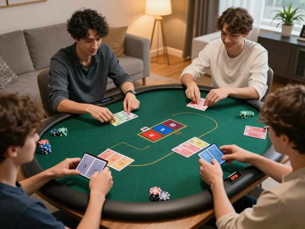 Pemain Dewi89 terlibat dalam permainan poker online yang menunjukkan strategi dan kegembiraan.