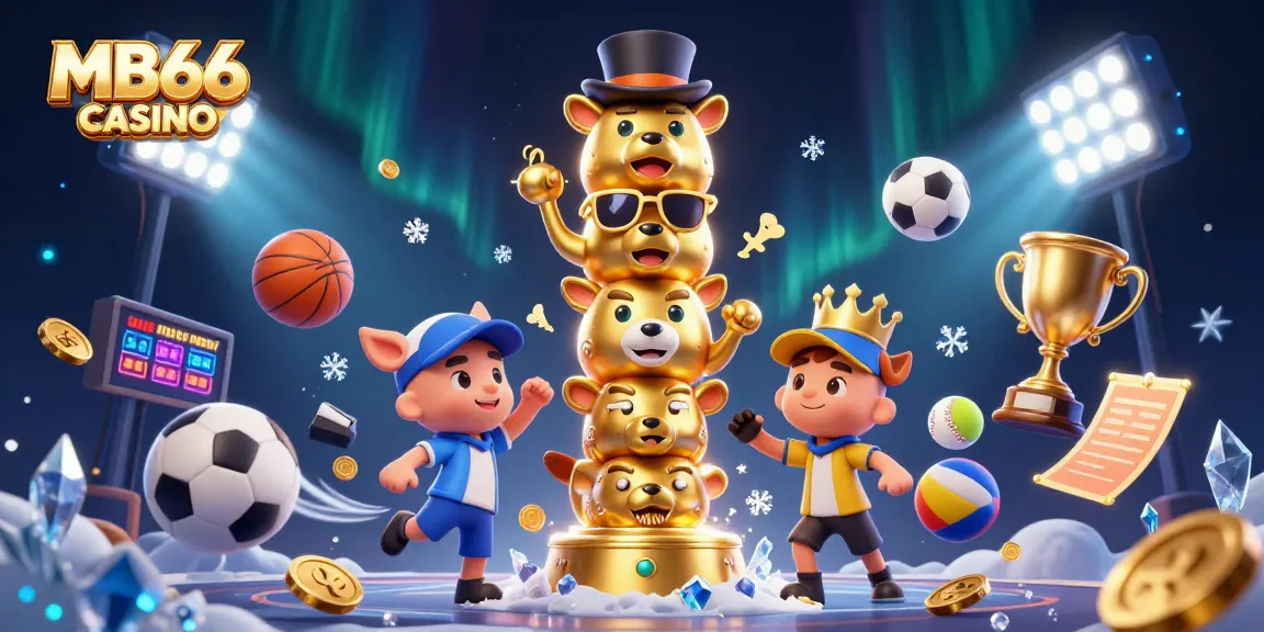 Experience the excitement of MB66 CASINO with dynamic sports elements and vibrant casino atmosphere.