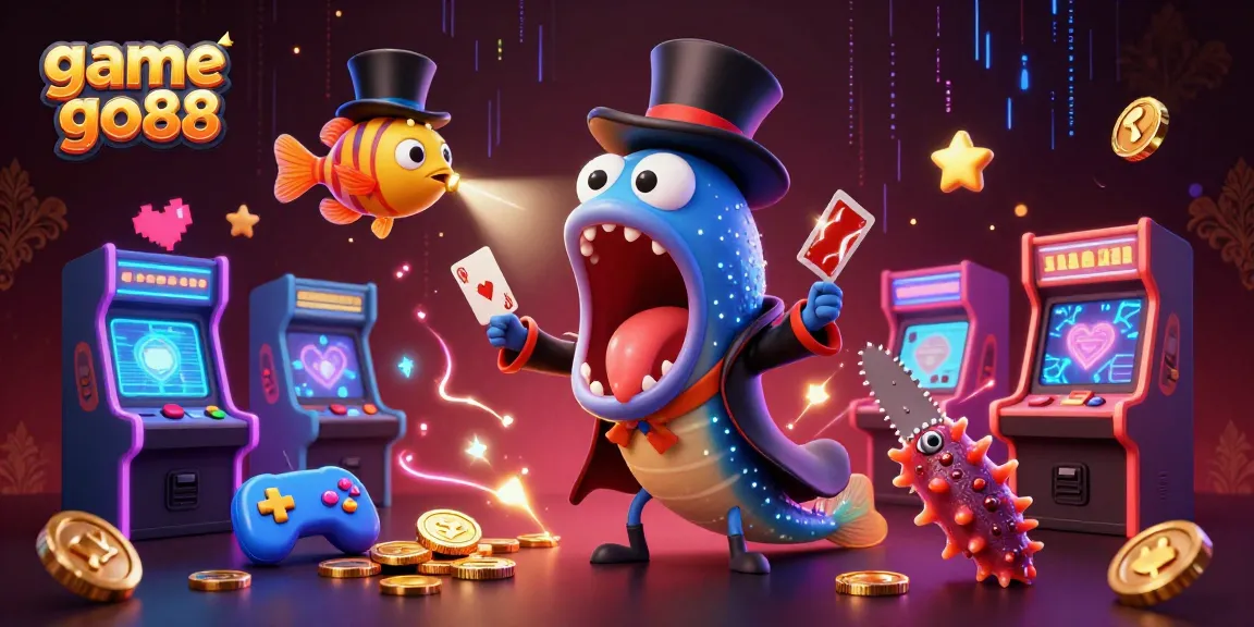Play game go88 with vibrant arcade elements in a magical underwater scene.