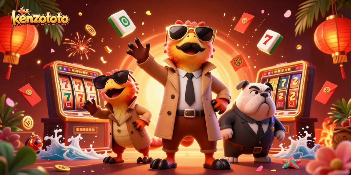 Experience the thrill of kenzototo gaming with animated raptors and dynamic casino elements.