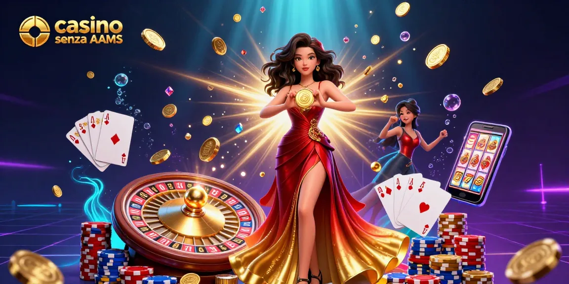 Gioca a giochi emozionanti su casino senza AAMS con personaggi vibranti e elementi di gioco dinamici.