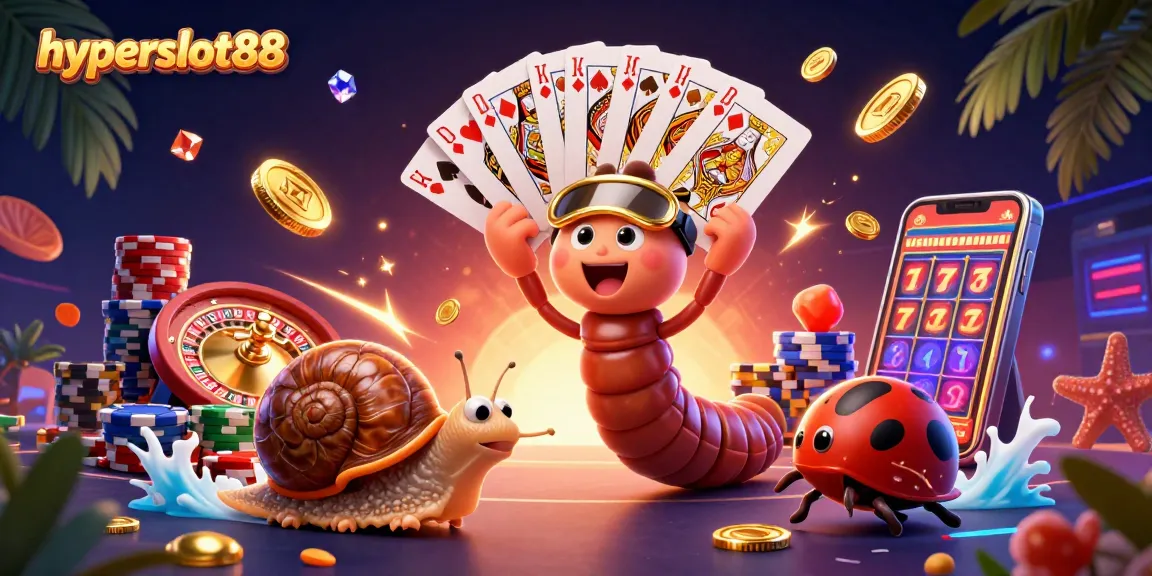 Enhance your gaming experience with hyperslot88's vibrant jackpot scene featuring lively characters.