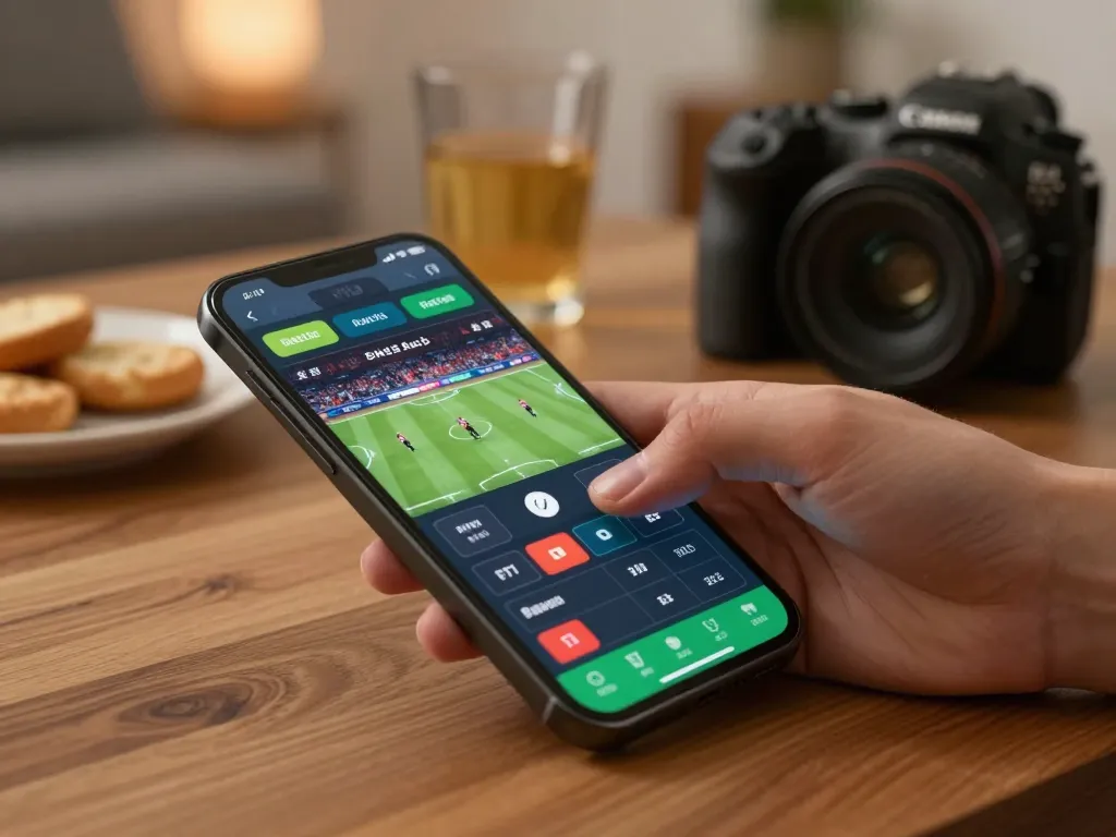 Betting on sports via mobile app on trang chủ jun88 with focused excitement and strategy
