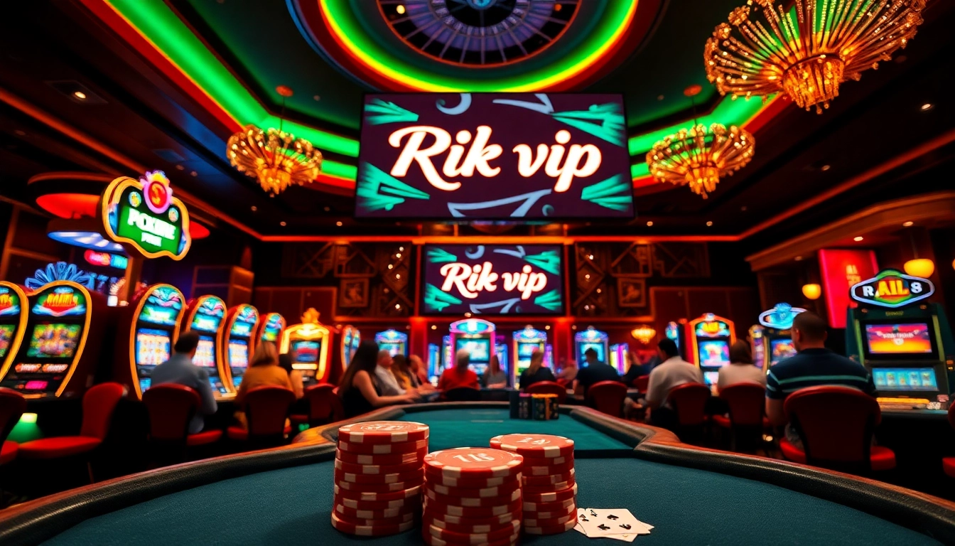 Engage in thrilling action at Rik vip casino with vivid poker tables and dynamic games.