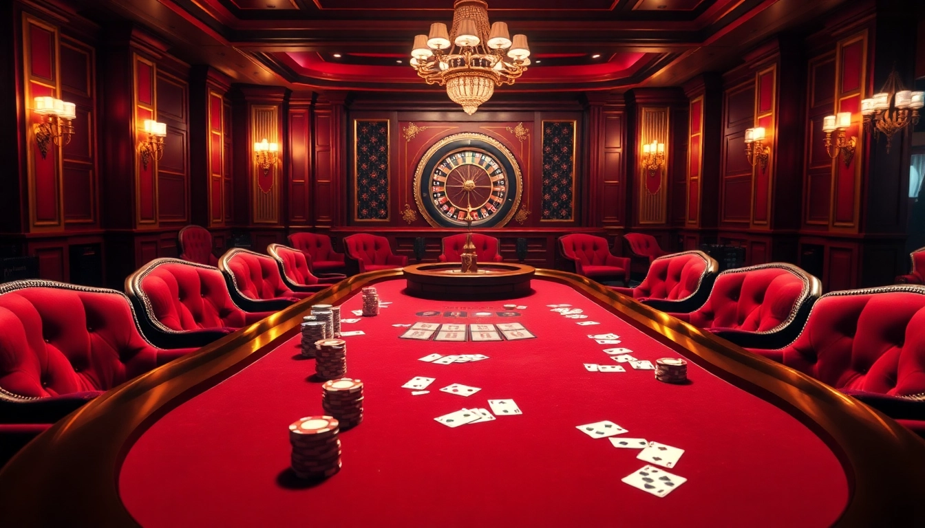 Exciting poker game setup showcasing 99win1.us.com, with casino chips and cards.