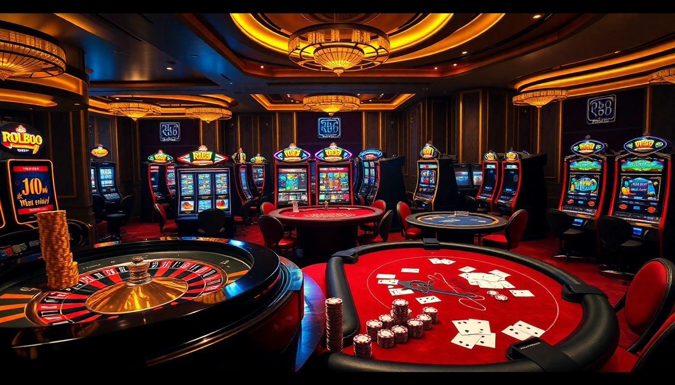 Experience high-stakes excitement at rr 88 casino with vibrant games and luxurious ambiance.
