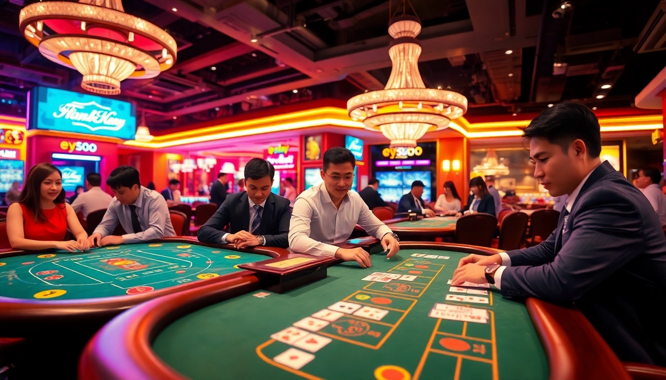 Experience the excitement of Singapore Sportsbetting Site with vibrant gaming activity and engaging players.